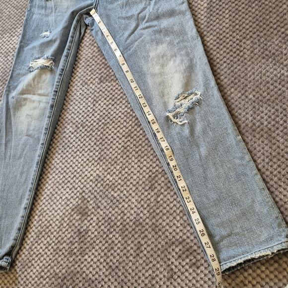 PISTOLA Presley High Rise Jeans 27 Blue Virginia Beach 90s Vintage Distressed - Picture 6 of 12